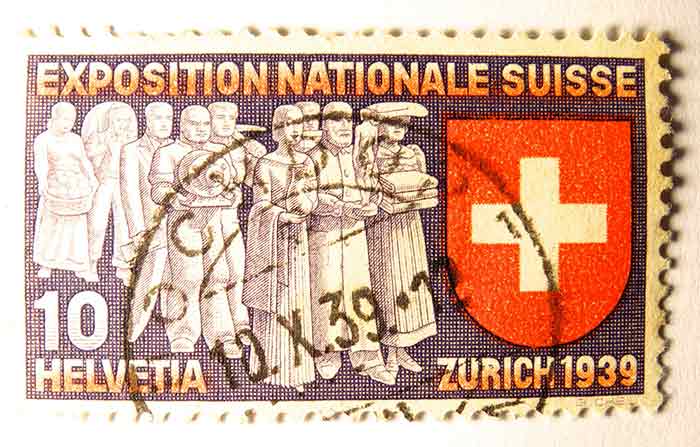 Old Swiss Stamp